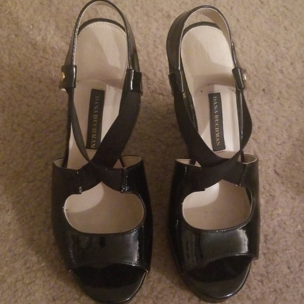 Dana Buchman Jaden black sandals size 9.5